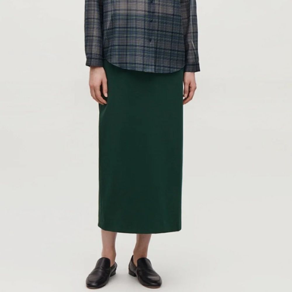 COS Dark Green Pencil Skirt